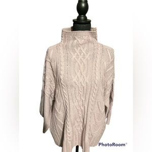 New never worn. NY&Co lavender cable cropped sweater. XL